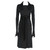 2000s Gianfranco FerrÃ© Black Overcoat