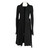 2000s Gianfranco FerrÃ© Black Overcoat