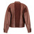 1980s Gianni Versace brown leather and suede lined jacket