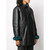 1990s Gianfranco FerrÃ© Black Leather and Faux Fur Coat