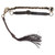 2000s Gianfranco FerrÃ© brown crocodile leather belt with golden metal