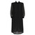 1980s Mila SchÃ¶n Black Midi Dress