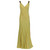 1980S Artisanal Yellow Long Dress