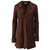 1990s Romeo Gigli Brown Velvet Shirt