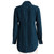 1990s Romeo Gigli Teal Blue Velvet Shirt