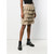 2000s Chanel Beige Cotton Velvet Flounces Skirt