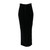 2000s Romeo Gigli Black Velvet Skirt