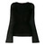 2000s Romeo Gigli Black Ribbed Sweater