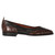 1990s William Crocodile Leather Ballet Flats