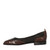 1990s William Crocodile Leather Ballet Flats