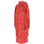 1980s Nina Ricci Red Silk Vintage Dress