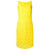 1990s Versace Yellow Midi Dress