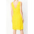 1990s Versace Yellow Midi Dress