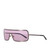 1990s Romeo Gigli Pink Mask Sunglasses