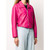 1990s Wilsons Fuchsia Leather Jacket