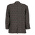 1980s Byblos geometric pattern grey wool jacket