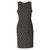 1990s Emporio Armani gray dress with black polka dots