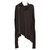 2000s Rick Owens Lilies dark grey cardigan