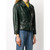 1980s Leonardo Green Leather Belted Jacket