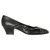 1980s Sergio Rossi Black Low-heeled Pumps