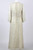 1960s Artisanal Off- White Wedding Gown