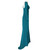 2000s Cushnie et Ochs Petrol Long Dress
