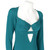 2000s Cushnie et Ochs Petrol Long Dress