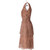 1950s Vintage Brown Tulle Dress And Stole