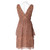 1950s Vintage Brown Tulle Dress And Stole