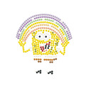 SpongeBob  13 x 13cm- Rainbow  - Diamond Painting
