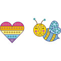 Stickers -  Pack 2 Love BUZZ  - Diamond Painting