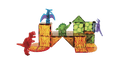 Magna Tiles Dino World - Μαγνητικό παιχνίδι 40 τεμαχίων Δεινόσαυροι