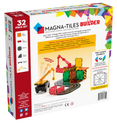 Magna Tiles Μαγνητικό παιχνίδι 32 τεμαχίων - Εργοτάξιο