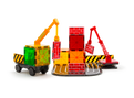 Magna Tiles Μαγνητικό παιχνίδι 32 τεμαχίων - Εργοτάξιο