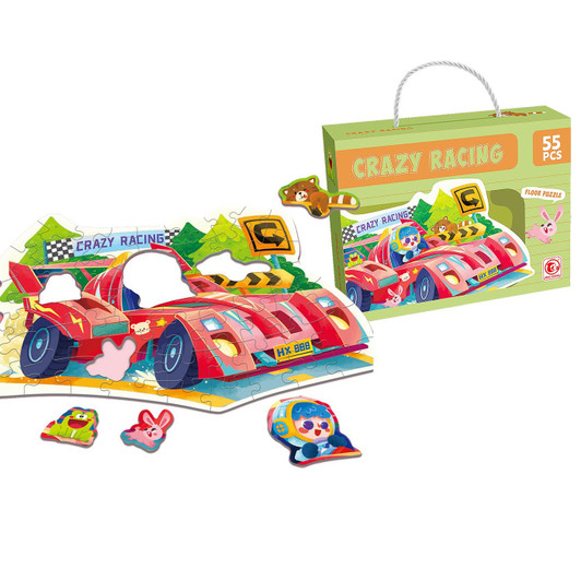 Παζλ Πατώματος «Formula Crazy Racing» 55 τεμ.