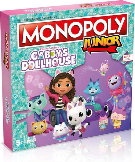 Monopoly Junior Gabby’s Dollhouse — Το πιο γλυκό παιχνιδολόσπιτο γίνεται επιτραπέζιο!