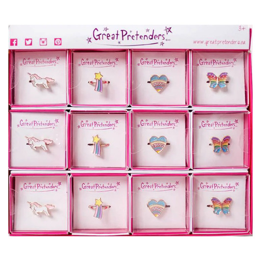 Great Pretenders Δαχτυλίδια σε 4 σχέδια Ουράνιο τόξο