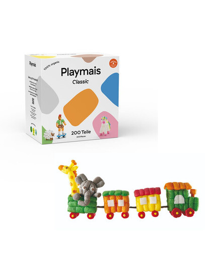 Playmais: 200 τεμάχια σφουγγαράκια για ελεύθερο παιχνίδι - Κατασκευή από καλαμπόκι