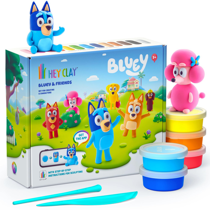 Hey Clay Bluey & Friends, Series Collections