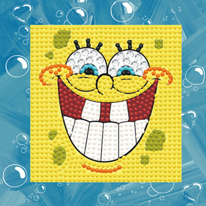SpongeBob  Smile  13 x 13cm - Diamond Painting