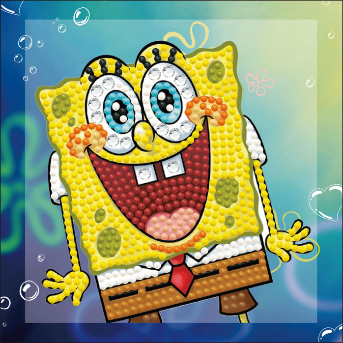 SpongeBob Surprise  13 x 13cm - Diamond Painting