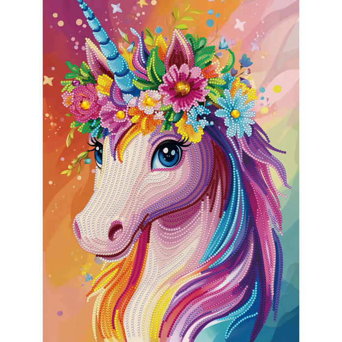 Unicorn Princess 30 x 40 cm  έτοιμο να κρεμαστεί - Diamond Paintings