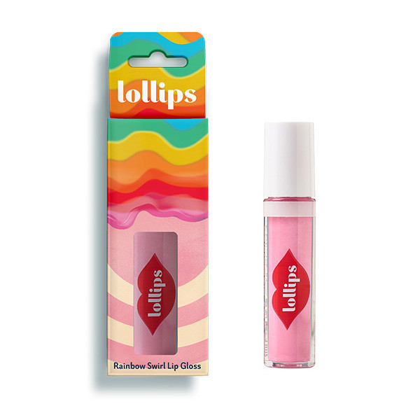 Lollips - Rainbow Swirl - Μη τοξικό παιδικό lipstick