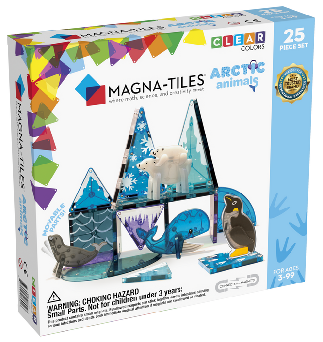 Magna Tiles Αρκτική - Μαγνητικό παιχνίδι 25 τεμαχίων
