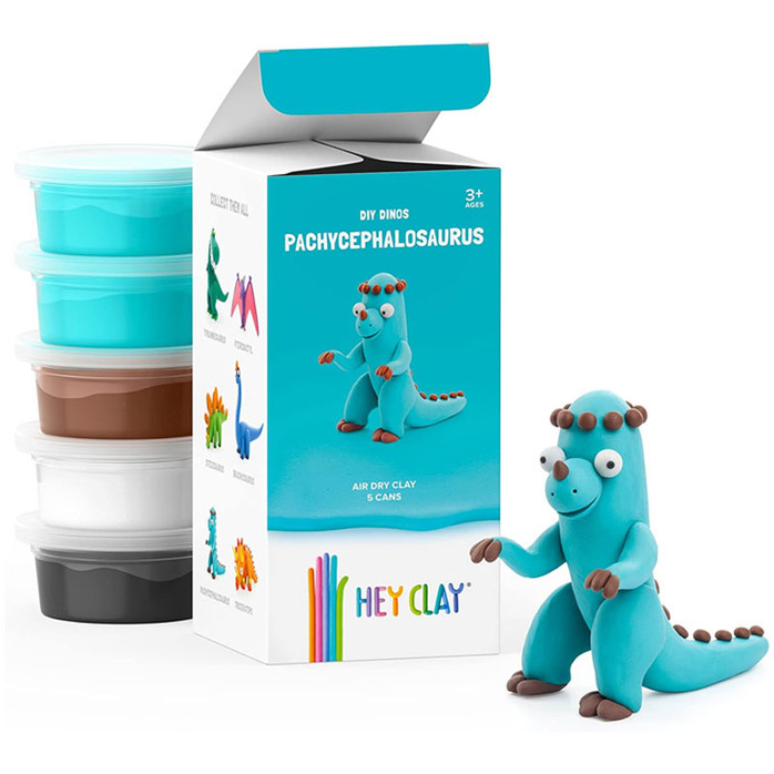 Hey Clay Πολύχρωμος "Πηλός" Pachycephalosaurus