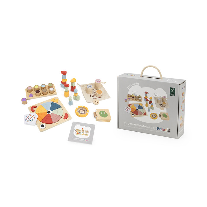 Grow with me Box - με ξύλινα παιχνίδια 3+