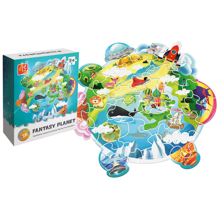 Φανταστικός πλανήτης -  Puzzle 28 τεμαχίων