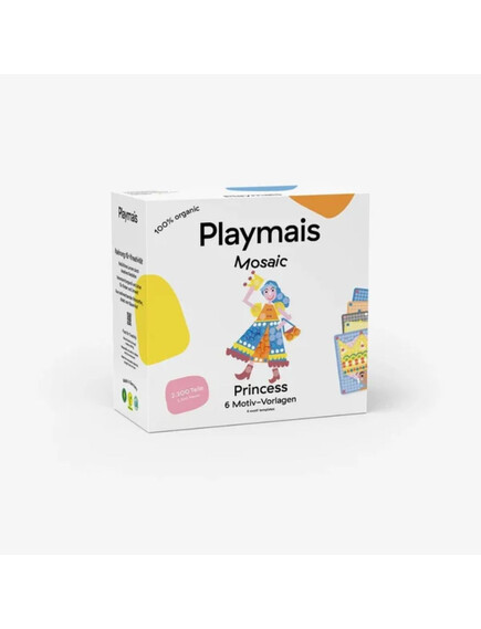 Playmais: Κατασκευές με κάρτες και σφουγγαράκια από άμυλο καλαμποκιού 6τεμ. - Πριγκίπισσες