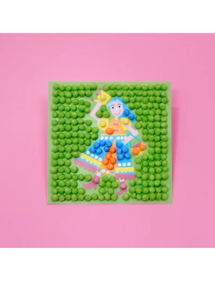 Playmais: Κατασκευές με κάρτες και σφουγγαράκια από άμυλο καλαμποκιού 6τεμ. - Πριγκίπισσες