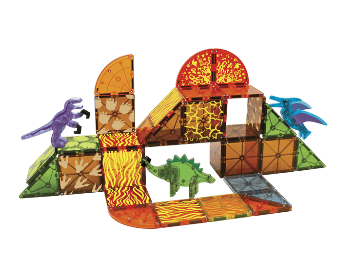 Magna Tiles Dino World - Μαγνητικό παιχνίδι 40 τεμαχίων Δεινόσαυροι